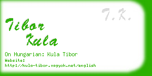 tibor kula business card